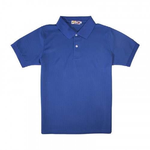 透氣短袖Polo-Shirt - T8165/艷藍